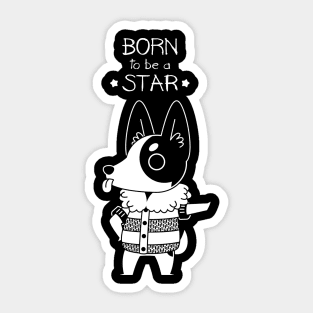 My Gal Hilda- Born to Be a Star (Dark Base) Sticker